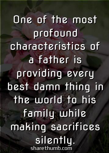sacrifice hard working father quotes